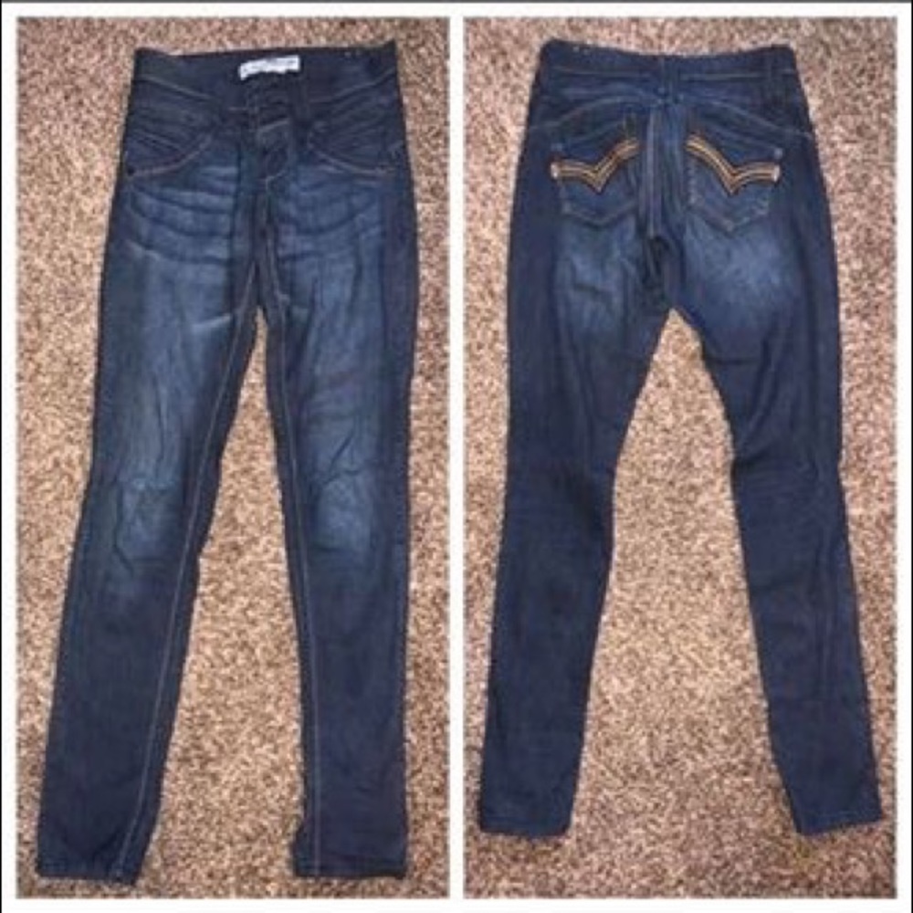 high waisted jeans